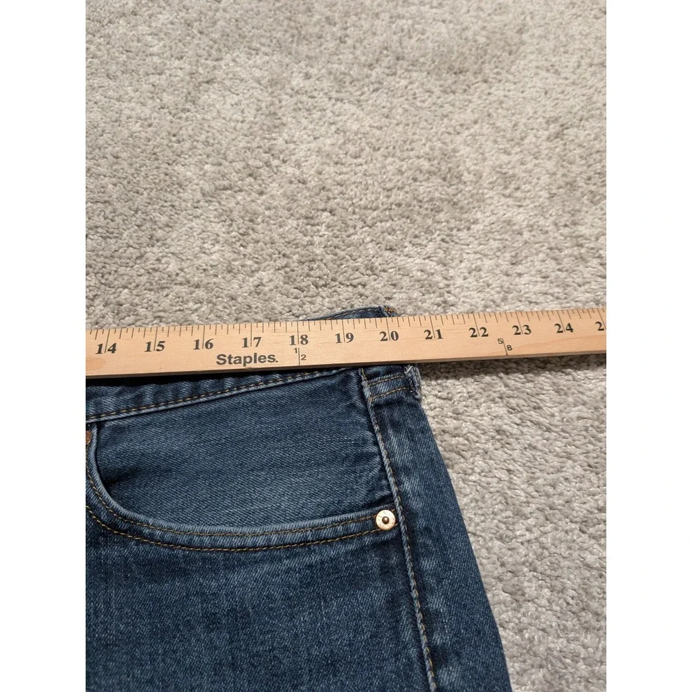 Levi's Jeans Mens 40x30 Blue 505 Regular Fit Straight Leg Denim Classic Casual‎